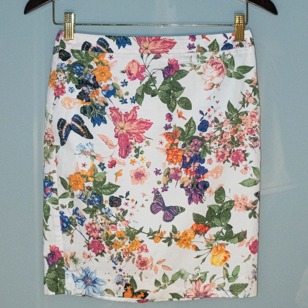 Floral Print Skirt